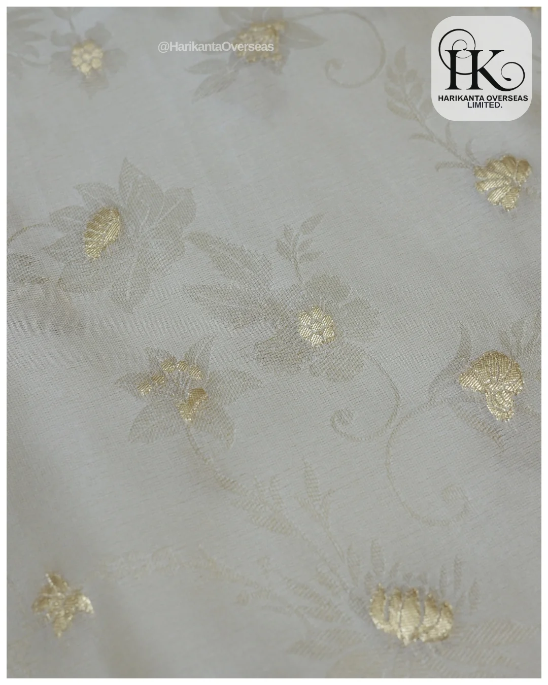 Viscose Organza Satin self Jacquard Butti Fabric